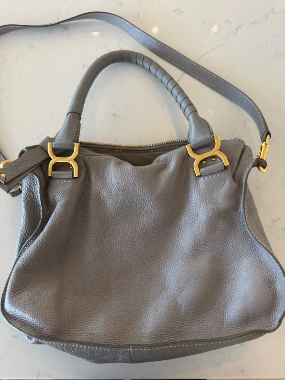 CHLOÉ Marcie Medium Leather Satchel